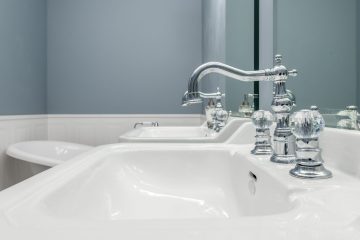 Çift bataryalı geniş lavabo
