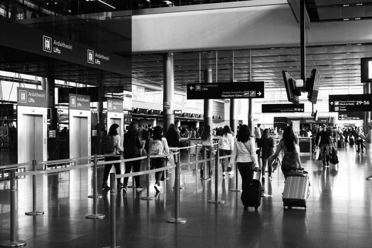 Havaalanı terminal kuyruğu
